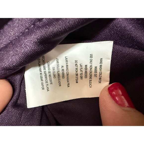 Speechless Strapless Plum Purple Homecoming SemiFormal Dance short dress Size 3 - Picture 3 of 7